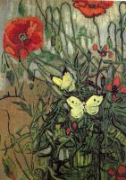 Gogh, Vincent van - Poppies with Butterflies